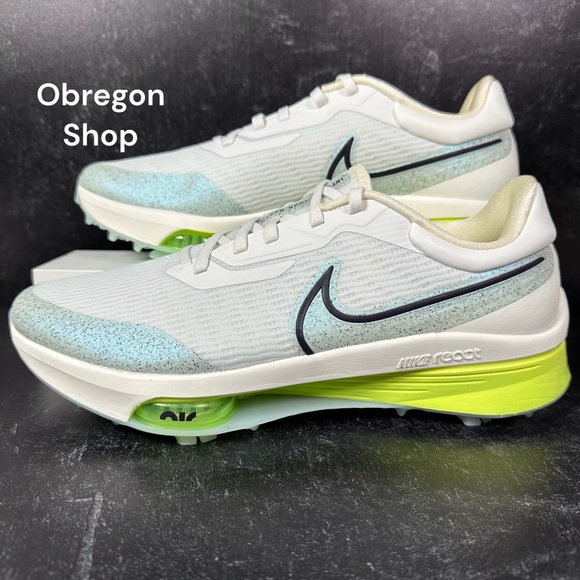 Nike Shoes Air Zoom Infinity Tour Next Mens Spiked Golf Shoes Size 5 White Green New Poshmark